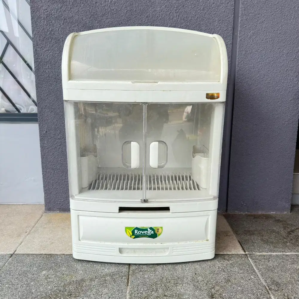 Rak Piring Rovega 2 Susun – Plastik Tebal, Masih Kokoh