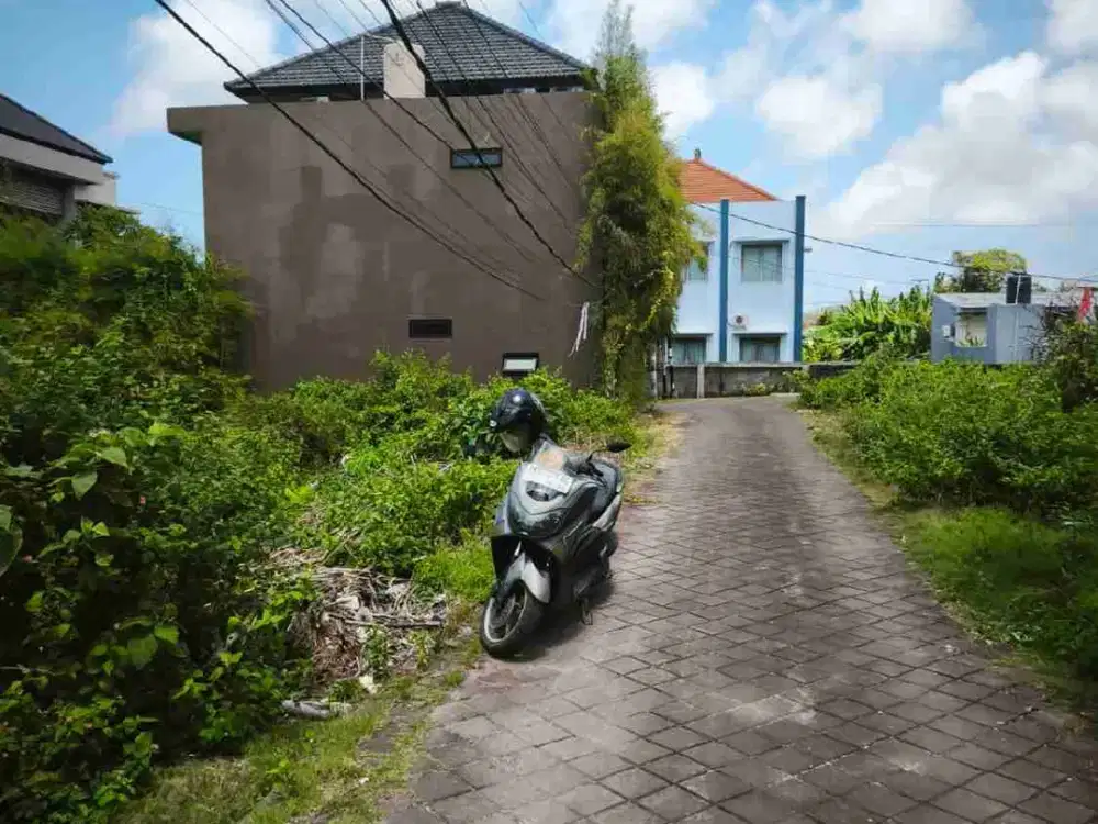 dijual tanah 16,50 are ( 1650m² ) IDR nett 500 juta per are di taman mumbul dekat hotel plago nusa dua