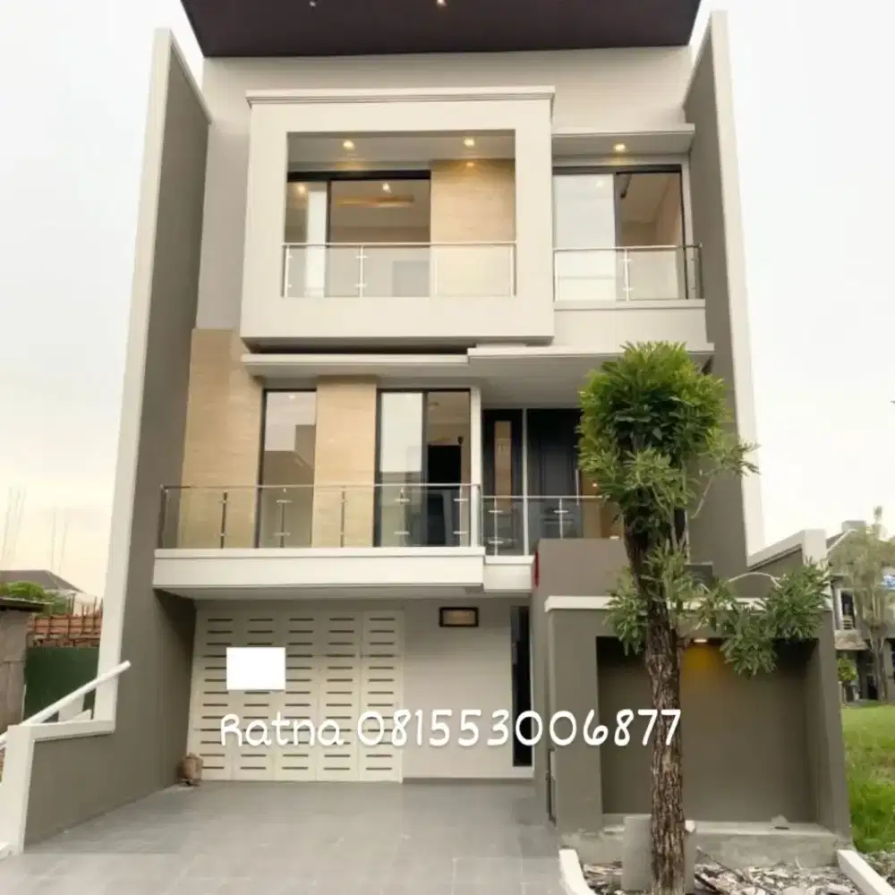 Dijual Rumah Pakuwon Indah 3 lantai
Full Furnished 
Interior by Filia