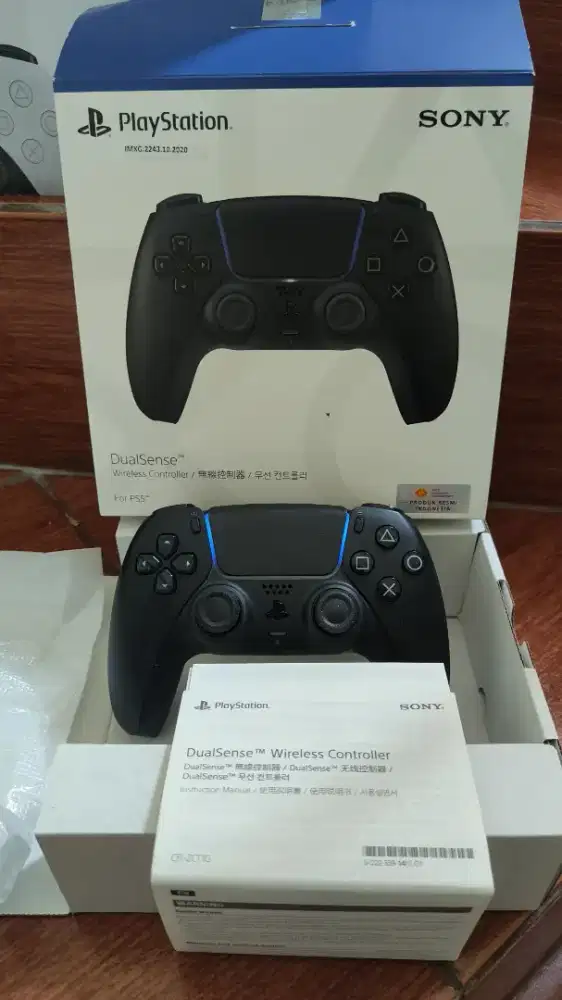 PS5 Dualsense Black Fullset Mulus