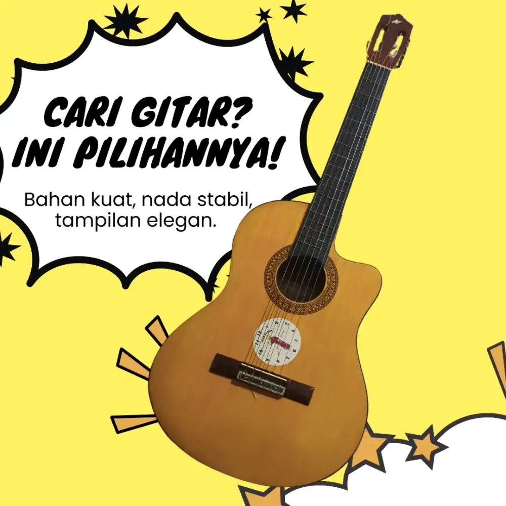 Gitar akustik elegan