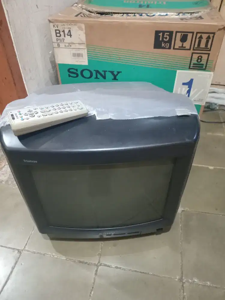 TV SONY trinitron 14 full set ory