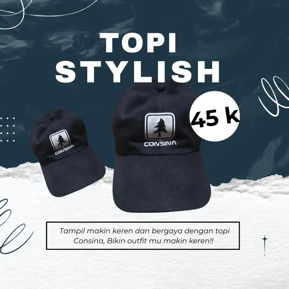 topi stylish Consina