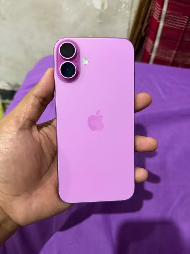 iPhone 16 Plus Pink 128GB iBox Garansi April 2026