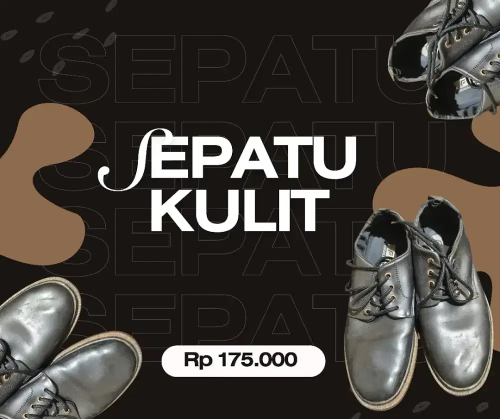 sepatu kulit (docmart)