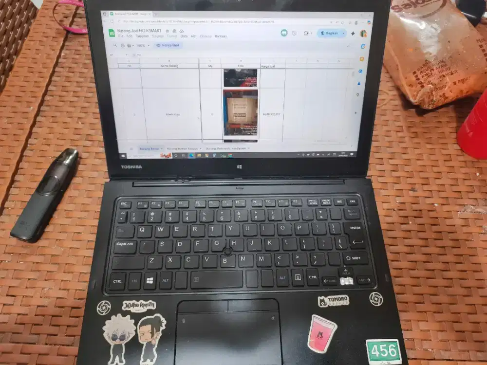 TOSHIBA DYNABOOK R82 TABLET 2 IN 1 RAM 8GB