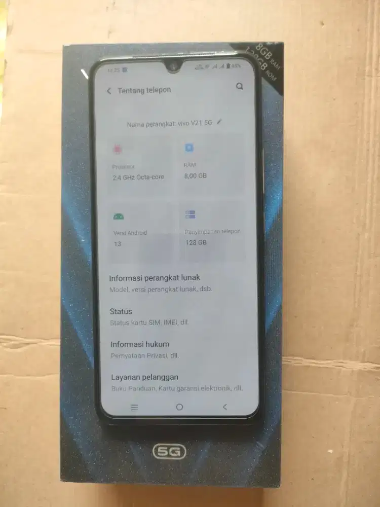 Vivo V21 5G 8/128 NFC FULLSET