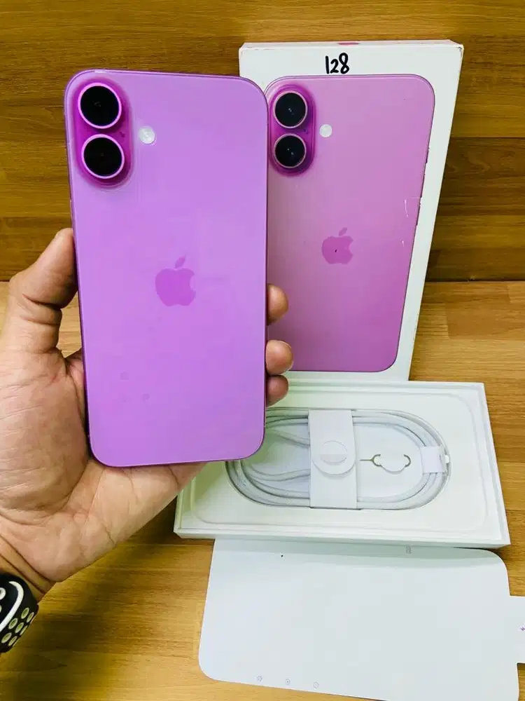 iphone 16 plus 128 GB ex iBox pink