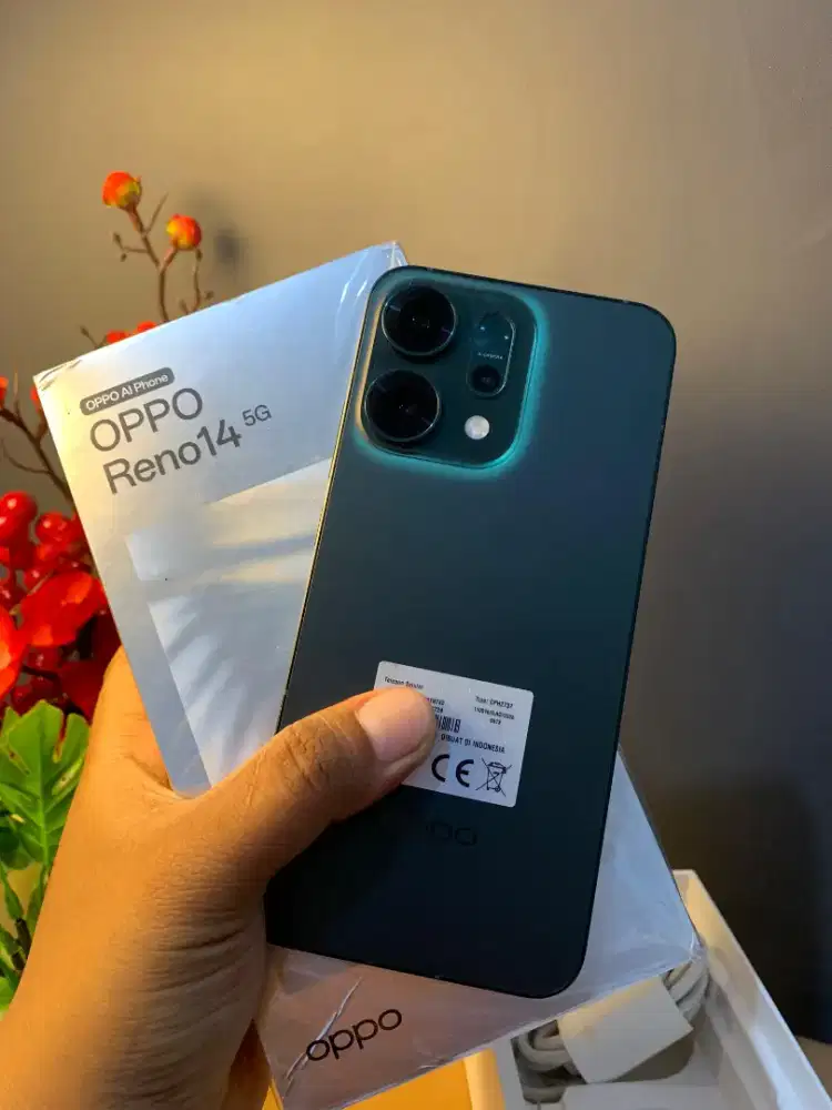 Oppo reno 14 5G 12+12/256 fulset like new