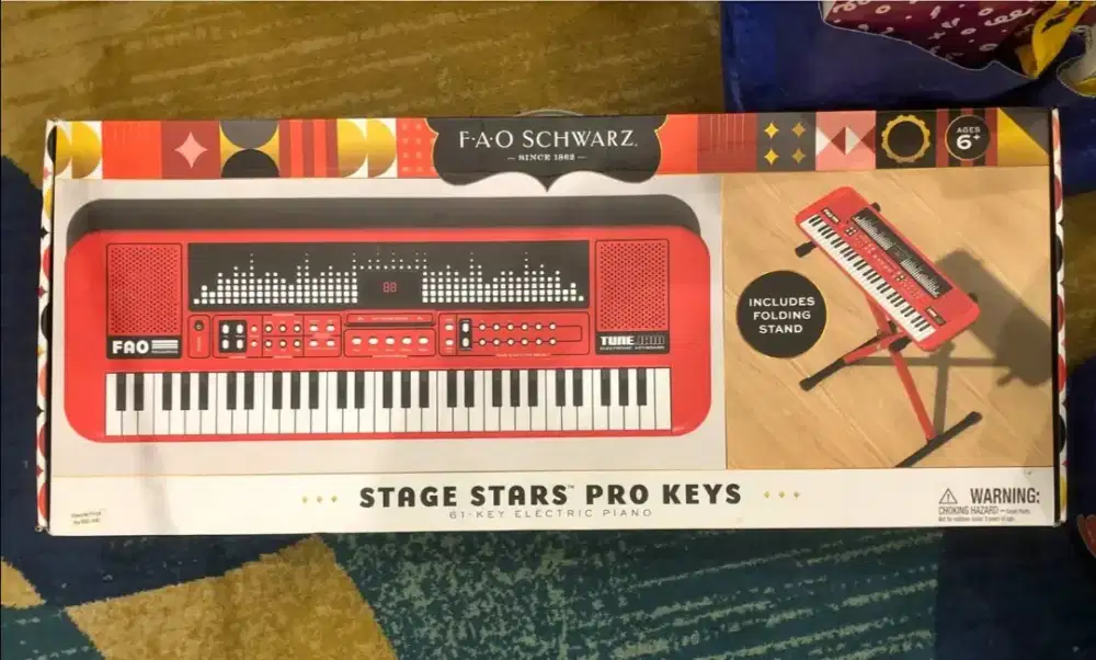 FAO Schwarz Stage Stars Pro Keys – 61-Key Electric Piano (USA Brand)