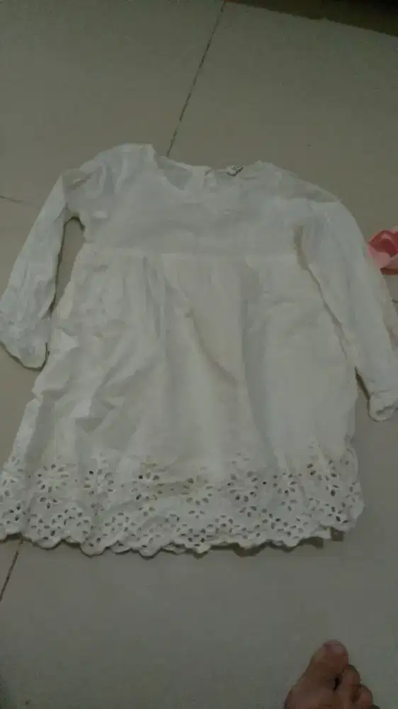 Dress putih anak
