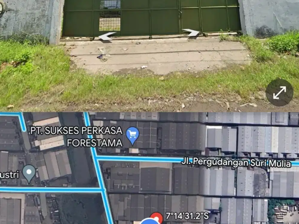 Dijual Gudang Margomulyo Suri Mulia