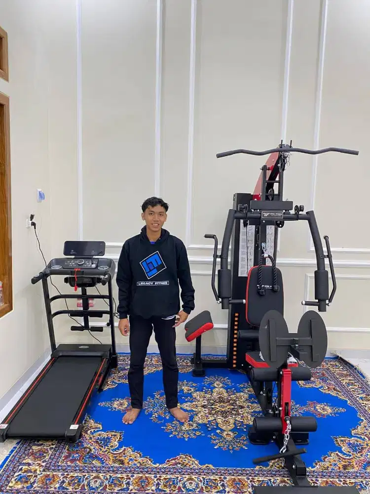 paket treadmill dan home gym siap temani olahraga dirumah