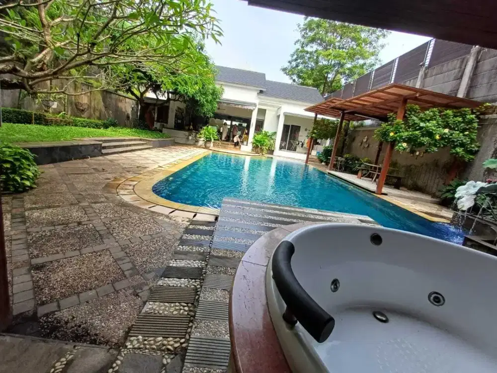 HOT SALE HARGA DIBAWAH PASAR Rumah Villa 2lt Full  Furnished,SHM Menteng Bintaro CL 249