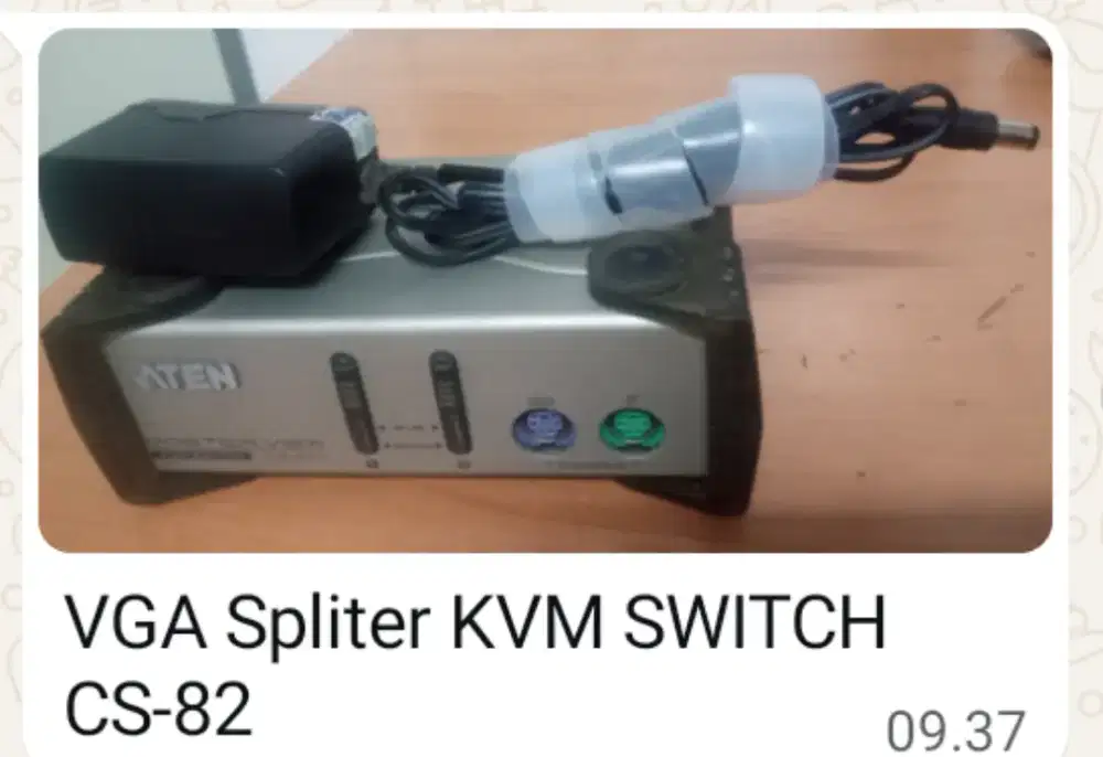VGA SPLITTER kvm switch Cs 82