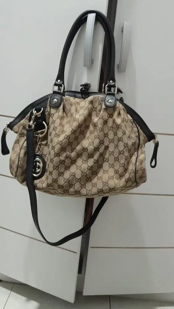 Vintage Gucci sukey hobo brown bag