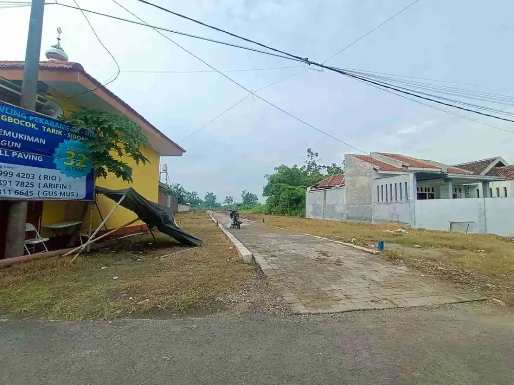 Tanah murah sidoarjo kedung bocok tarik krian sidoarjo