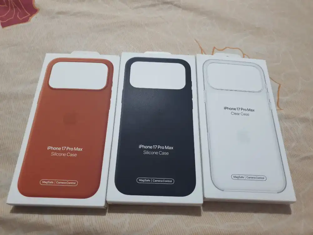 Clear case original magsafe dan camera control iphone 17 promax