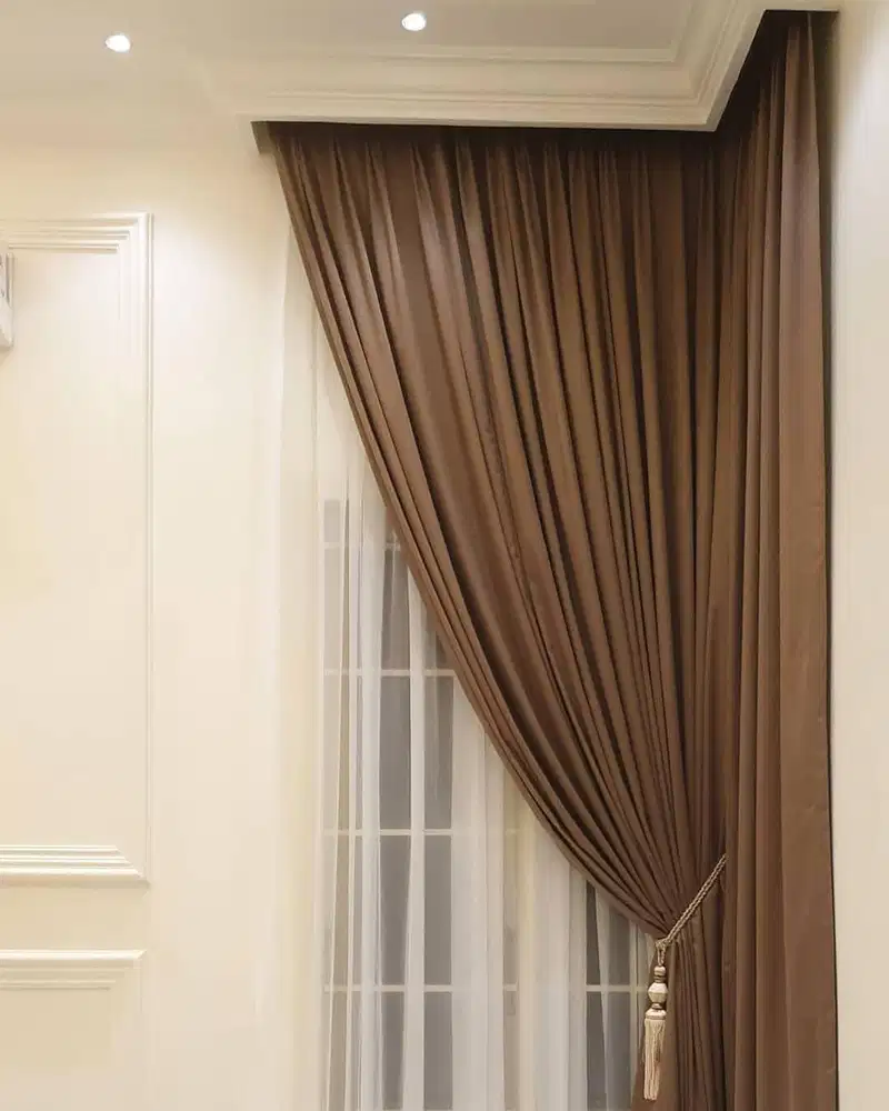 Termewah Gorden Pasang Wallpaper Korden Gordeng Horden Roller Blind