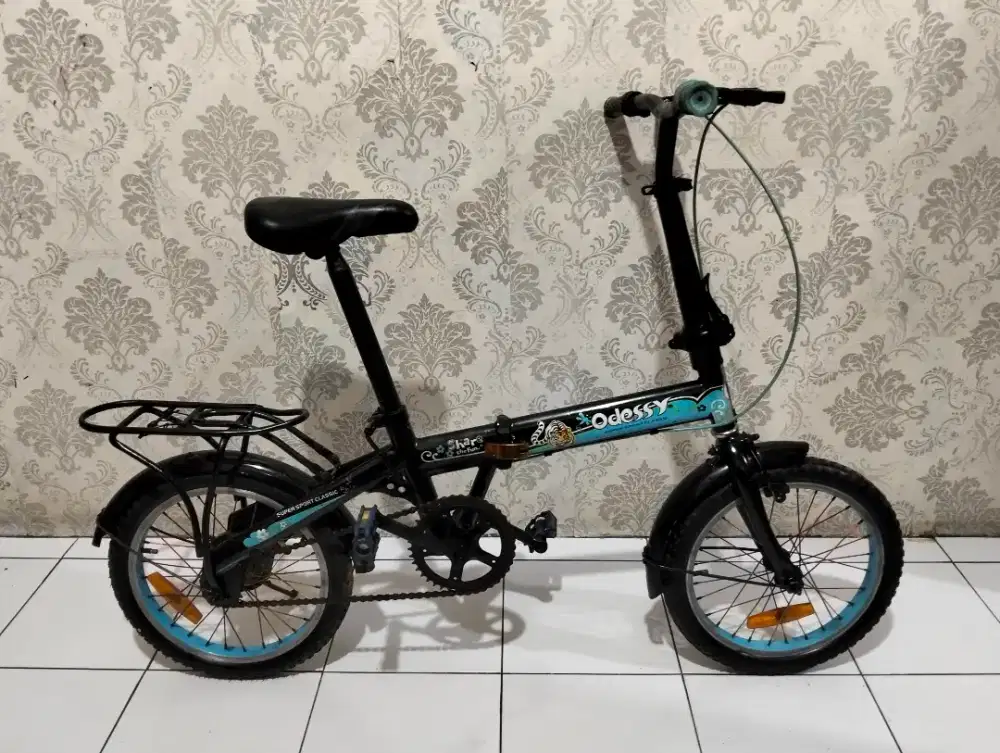 Sepeda lipat anak ukuran 16 untuk umur 5-10 tahun