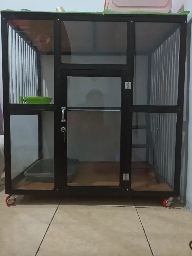 Kandang kucing alumunium masih bagus