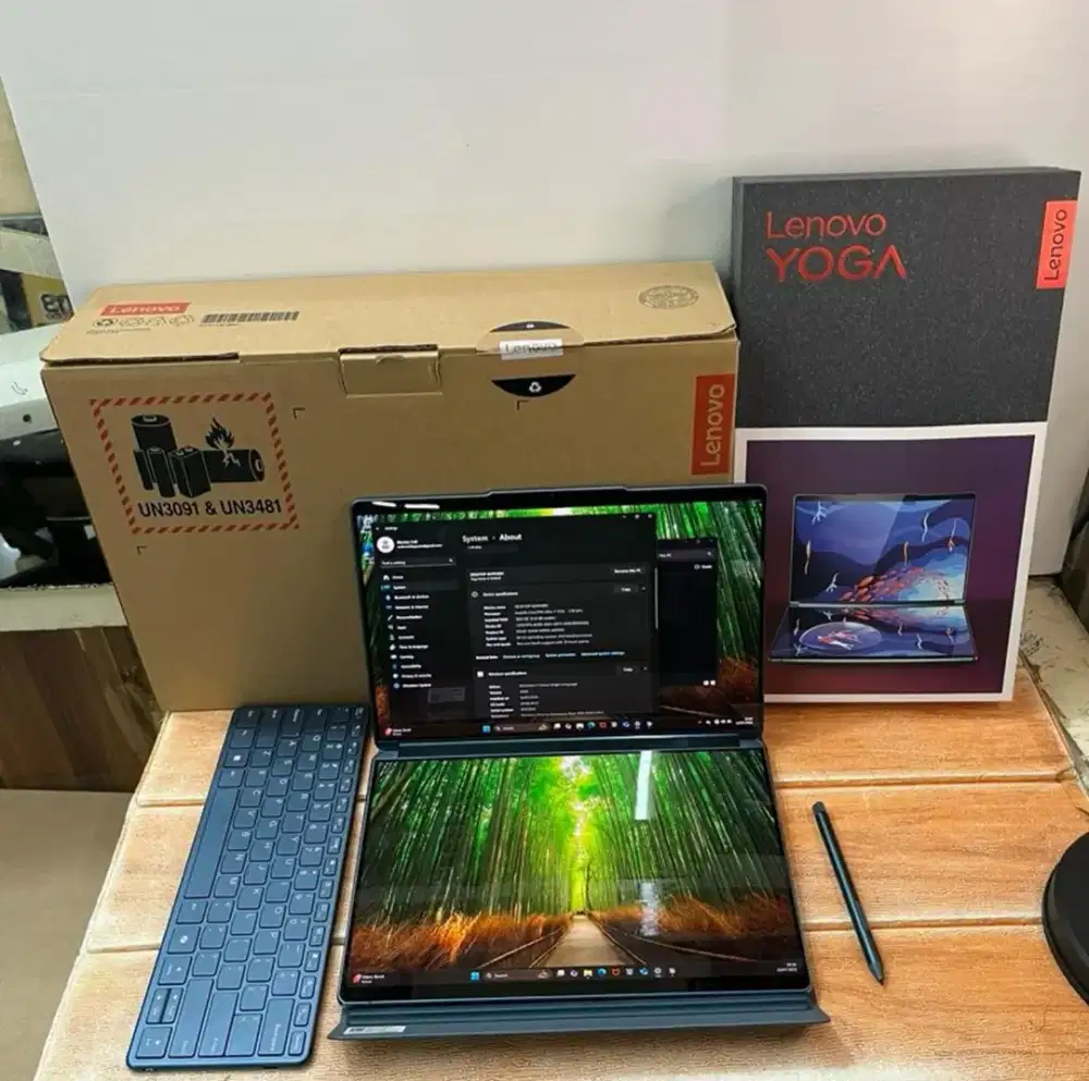 Lenovo Yogabook 9i Core Ultra 7 155h 32/1Tb resmi yoga book 9