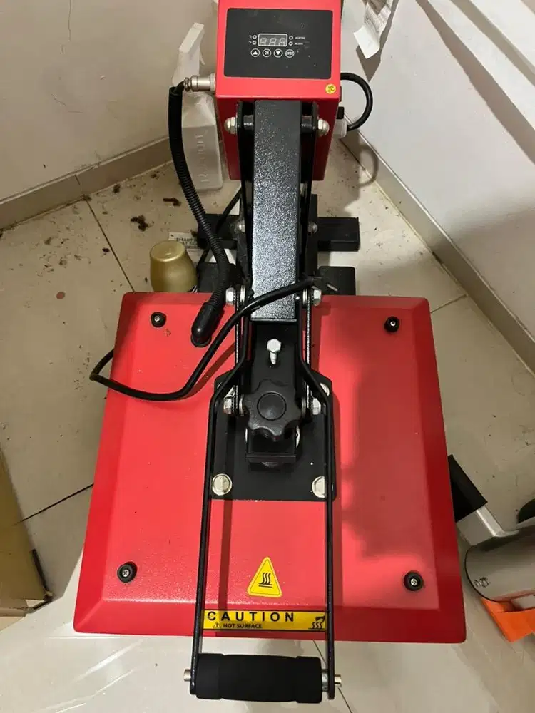 Mesin press sablon kaos 38x38 digital premium