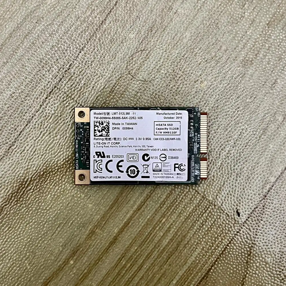 SSD Lite-On mSata 512GB