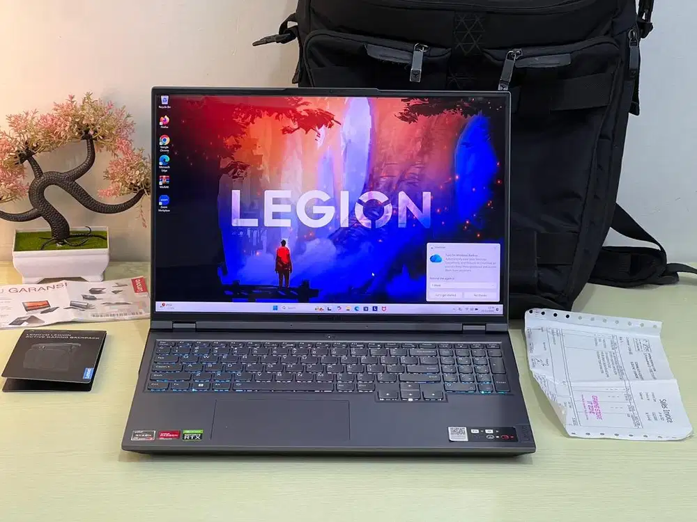 Lenovo Legion 5 Pro R7-6800H RAM 16 SSD 1 TB RTX 3070 8 GB Mulus 99%