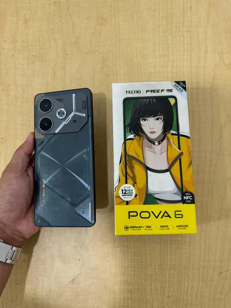 Techno Pova 6 8/256 Fullset Original