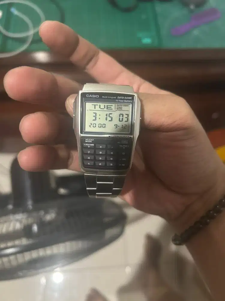 Jam tangan casio illuminator calculator garansi