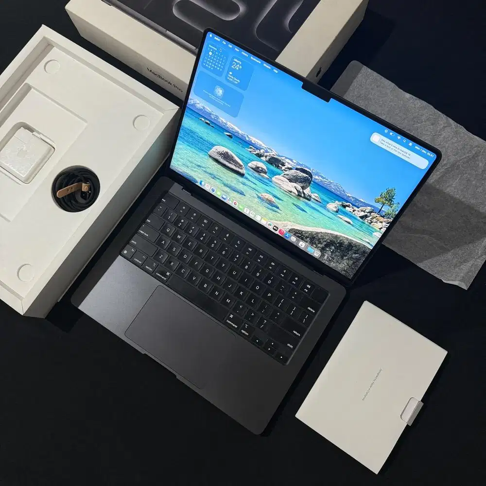 Macbook Pro M3 Pro 18/512 14 inch Space Black Fullset Original ! M2 M4