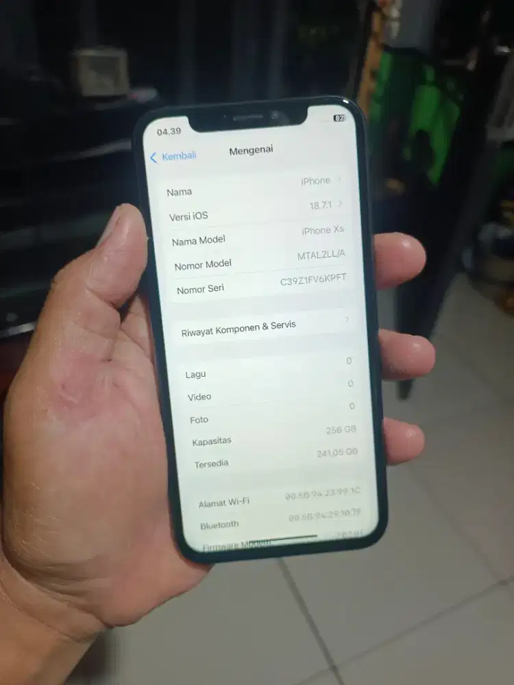 iPhone xs 256gb fullset