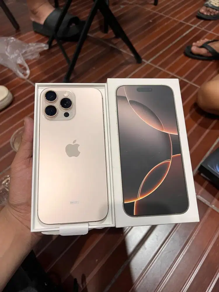 iPhone 16 Promax 256Gb Resmi bea cukai ( Dessert Titanium )
