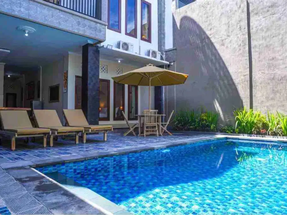 Di kontrakan rumah jalan Tukad Badung , Denpasar, Bali