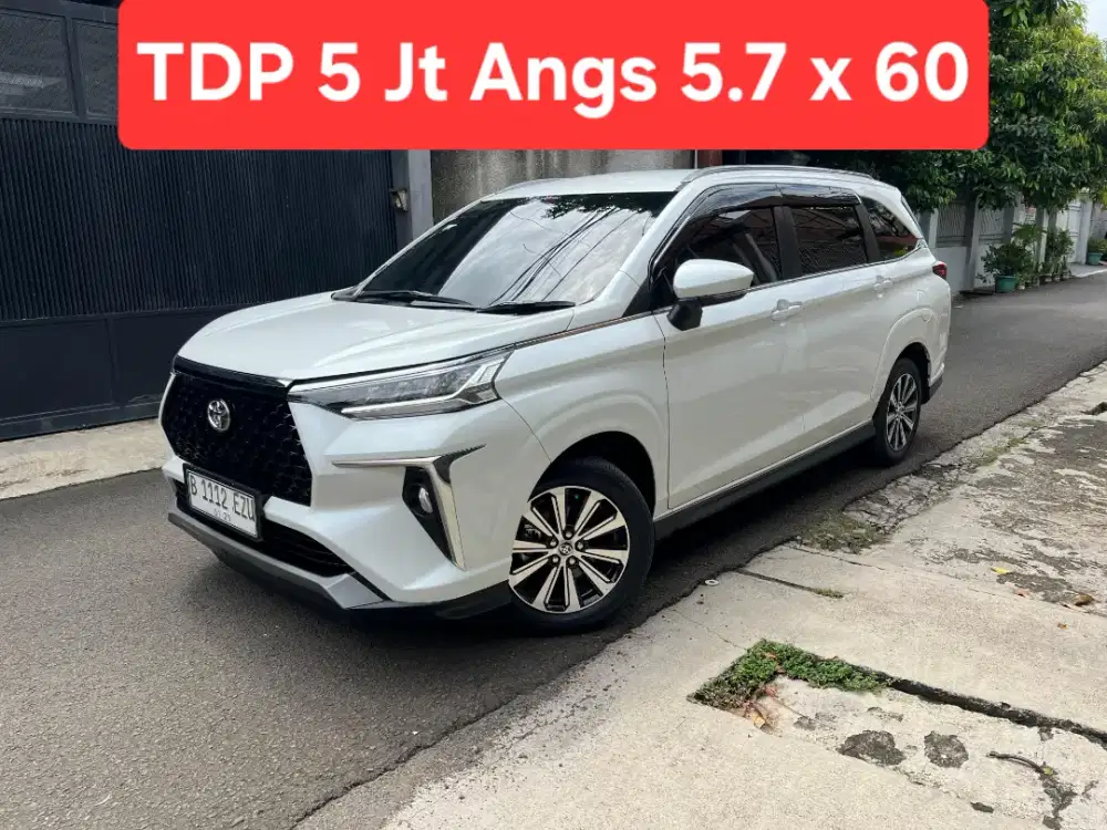 TDP 5 Jt Angs Termurah New Avanza Veloz Q 2023 Matic Putih Low Km