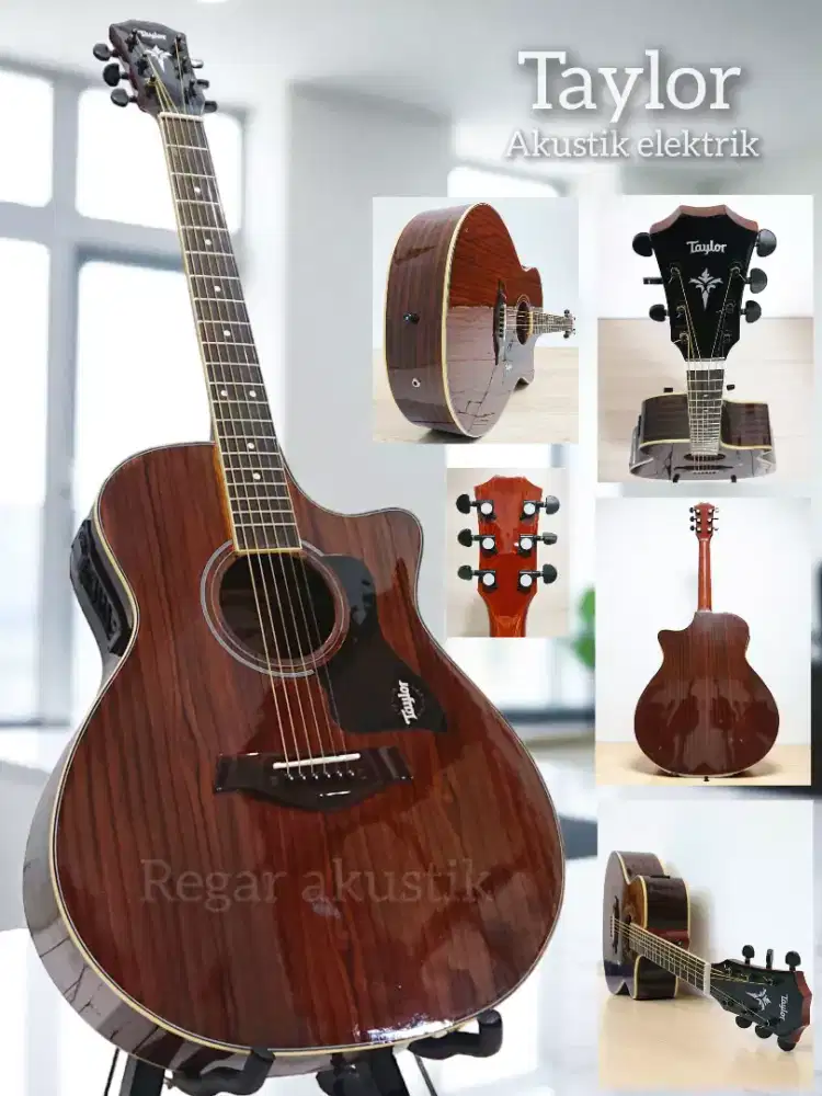 Gitar akustik elektrik taylor