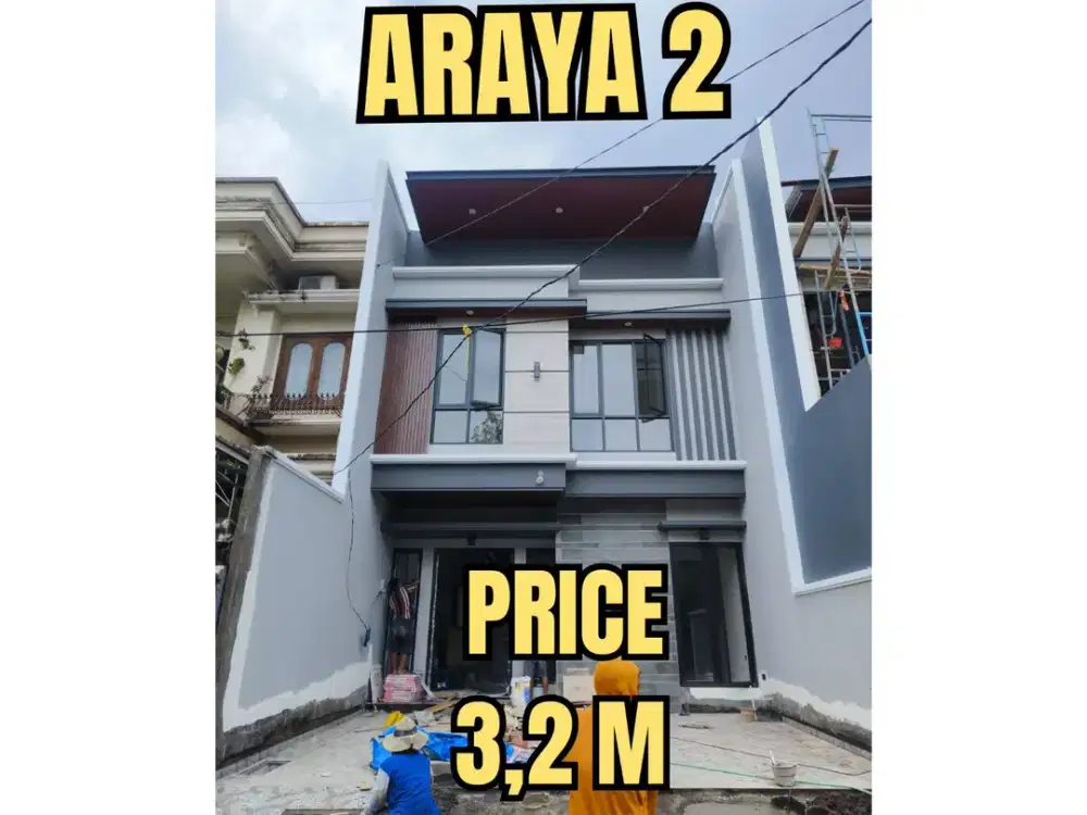 ‼️BARU GRESS‼️ARAYA TAHAP 2 GALAXY BUMI PERMAI MEWAH MODERN MINIMALIS. SURABAYA TIMUR. DEKAT MERR