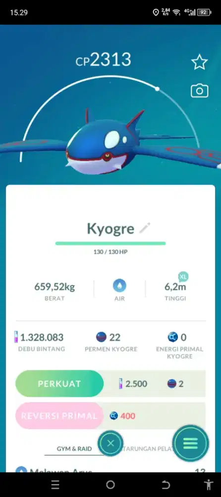 Akun game pokemon go niantic level 56