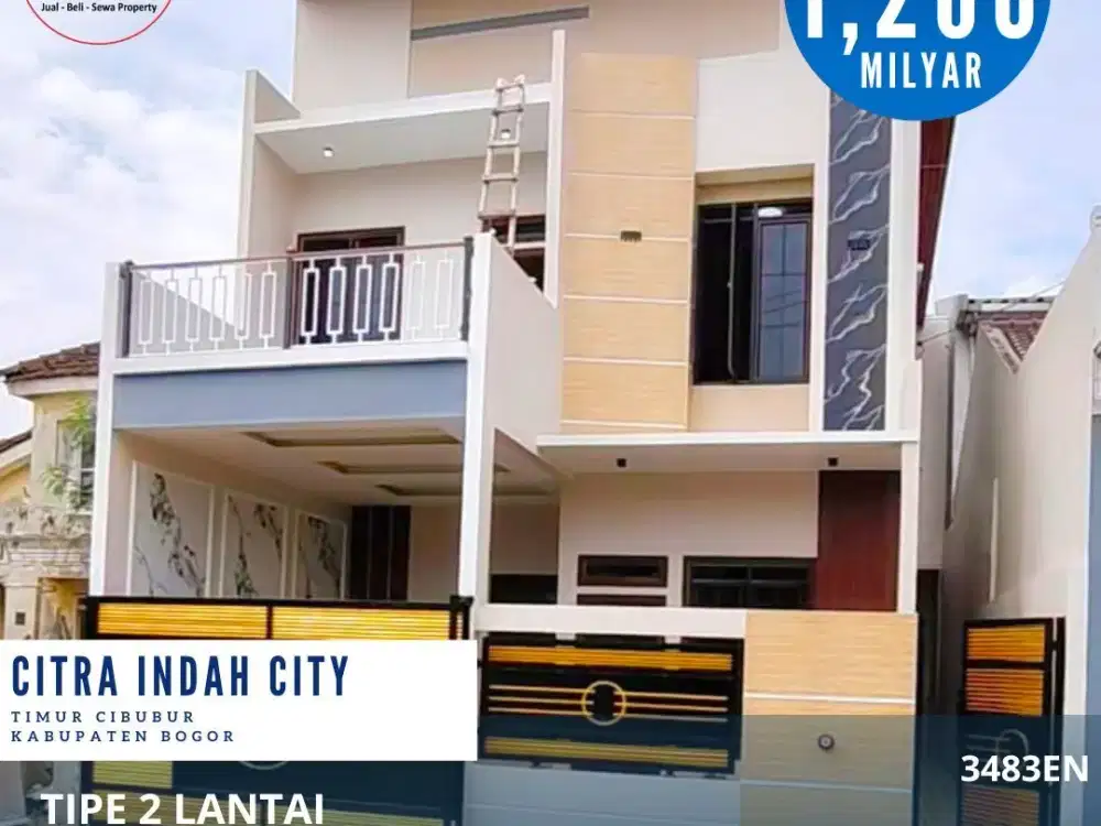 Dijual rumah 2 lantai dicitra indah city cileungsi jonggol rumah siap huni