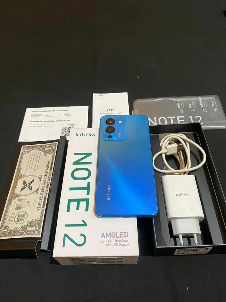 Infinix note 12 8+5/128gb mulus (like new)