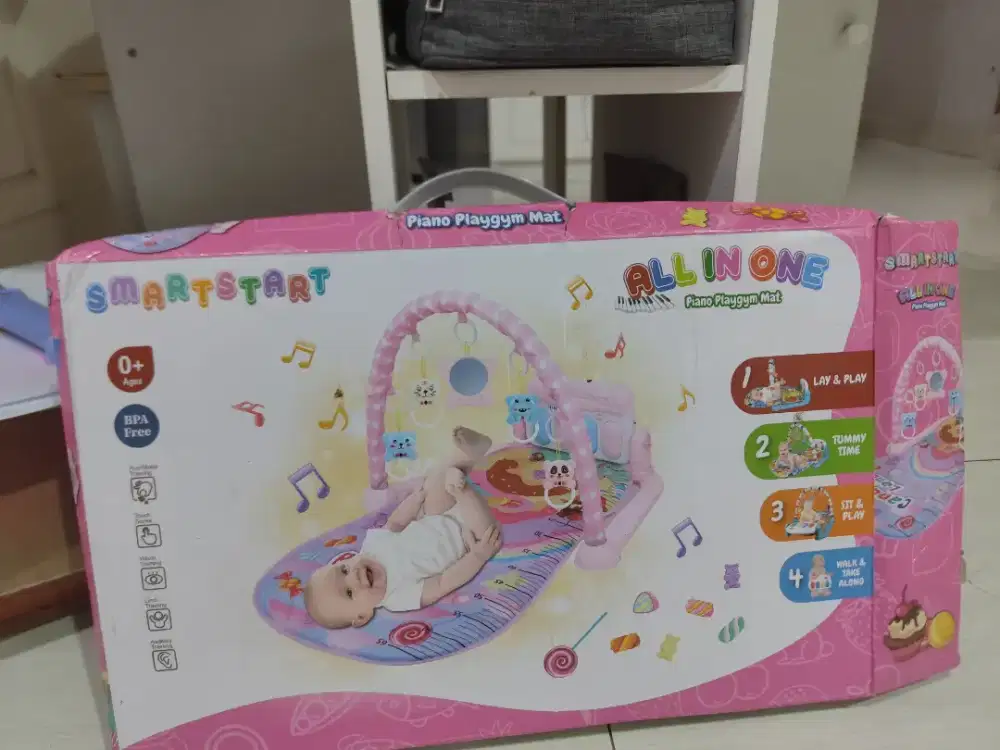 Smart start tummy piano playgym mat