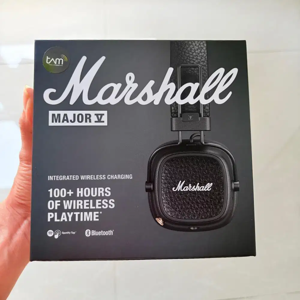 Headphone Marshall Major V Resmi TAM Segel BNIB BARU