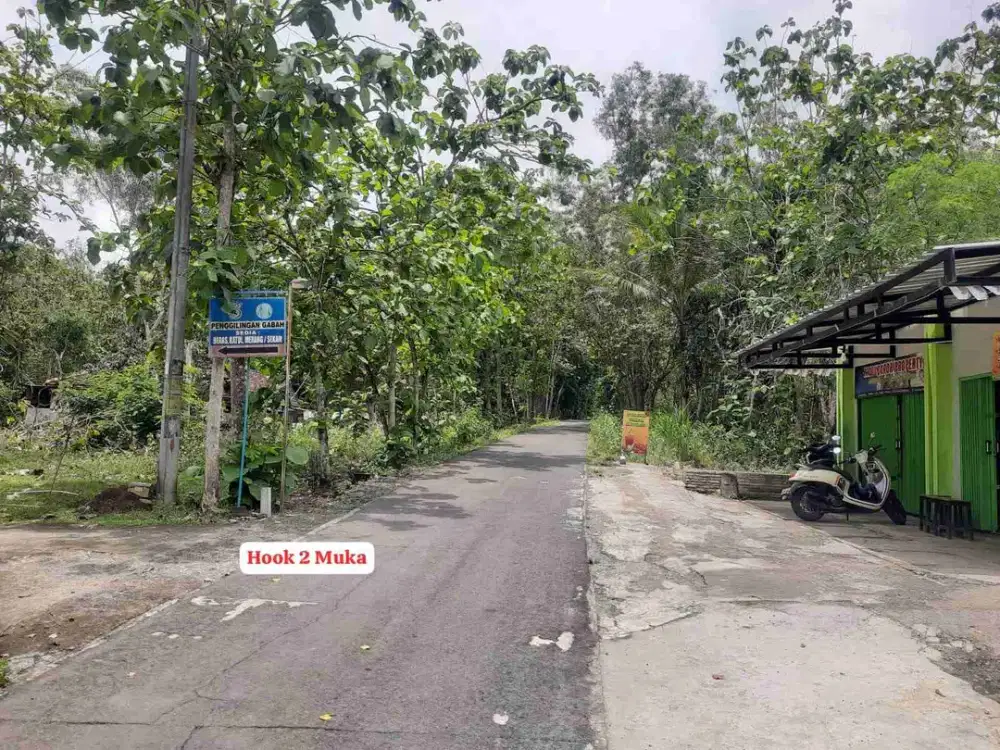 Tanah Murah Hook tepi jl Aspal kabupaten