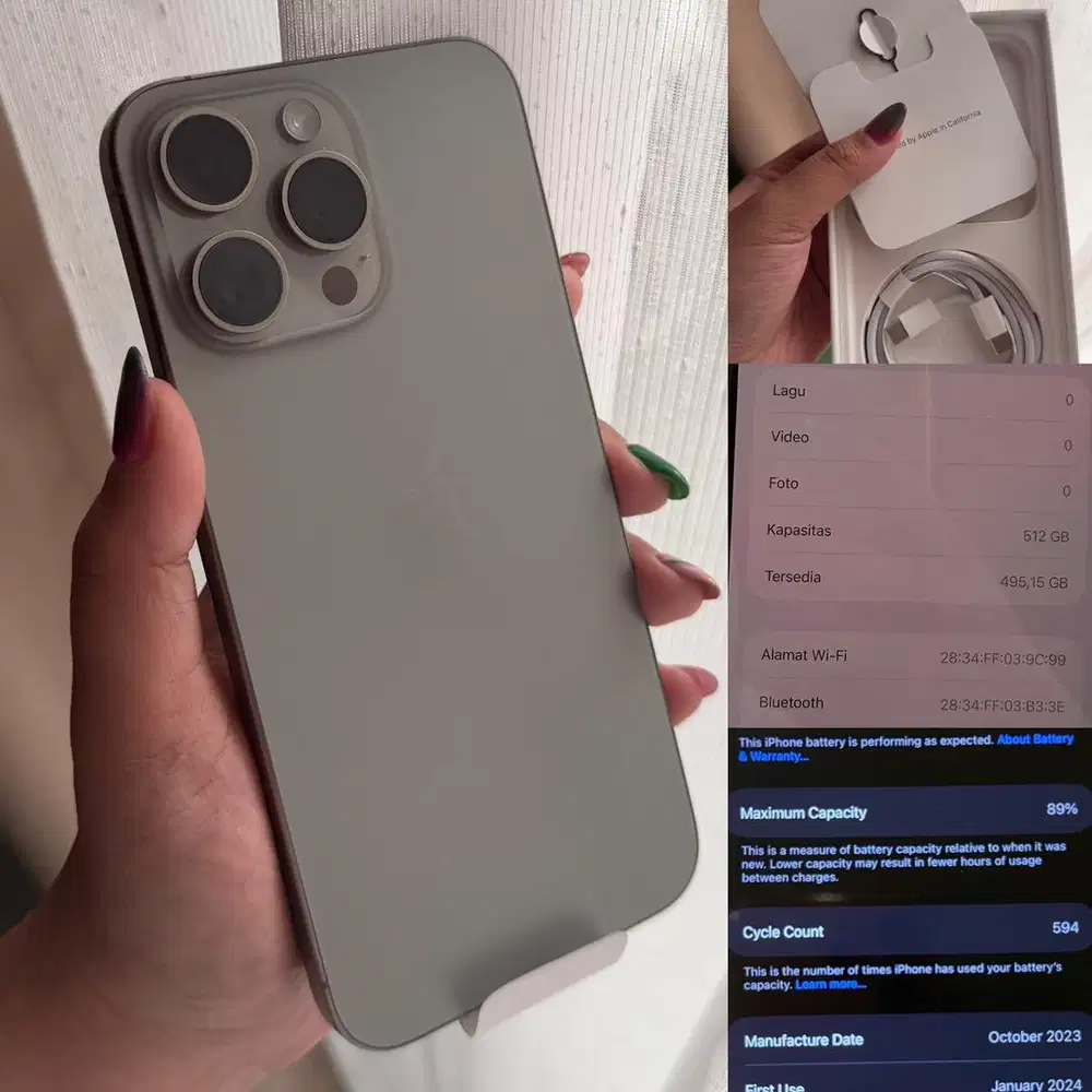 iPhone 15 ProMax - 512GB - Second