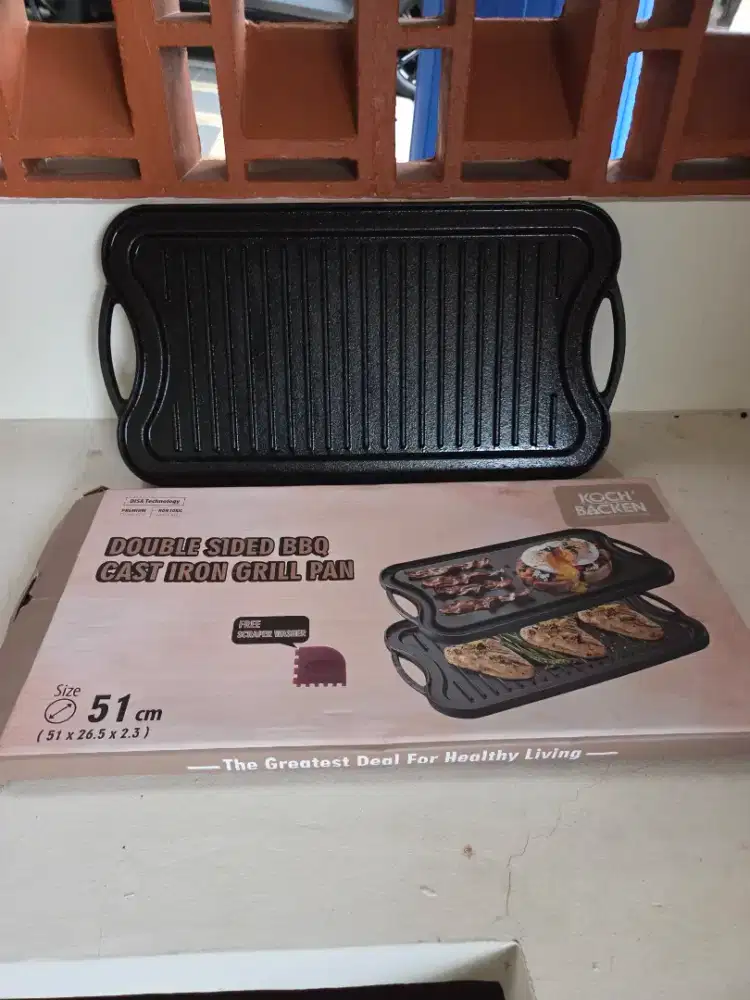 Panggangan grill pan 2 sisi koch baken