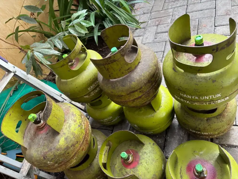 Tabung gas ijo kosongan