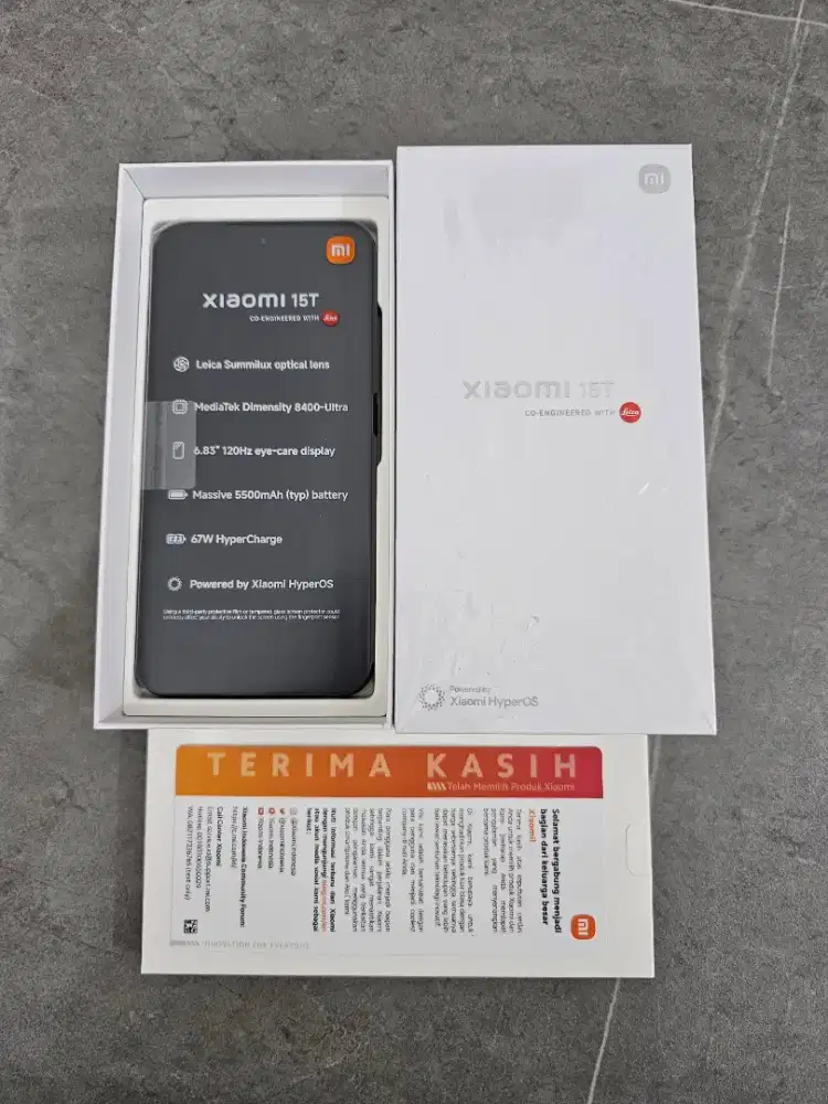 Xiaomi 15T 5G Black 12/512 Buka Segel Dus Aja Garansi Utuh 2Tahun