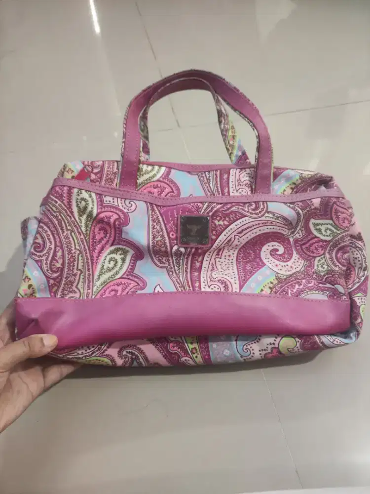 Tas wanita pink batik