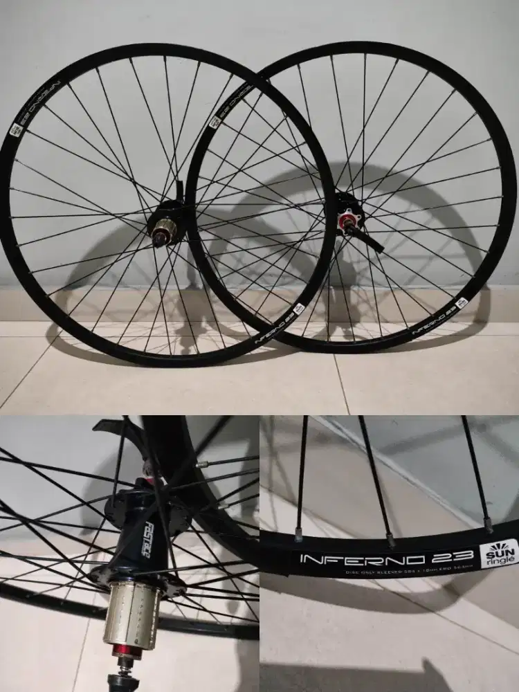 Wheelset 27,5 freehub fastrace rims sunringle inferno 23